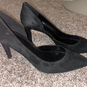 Michael Kors Black Suede Heels
